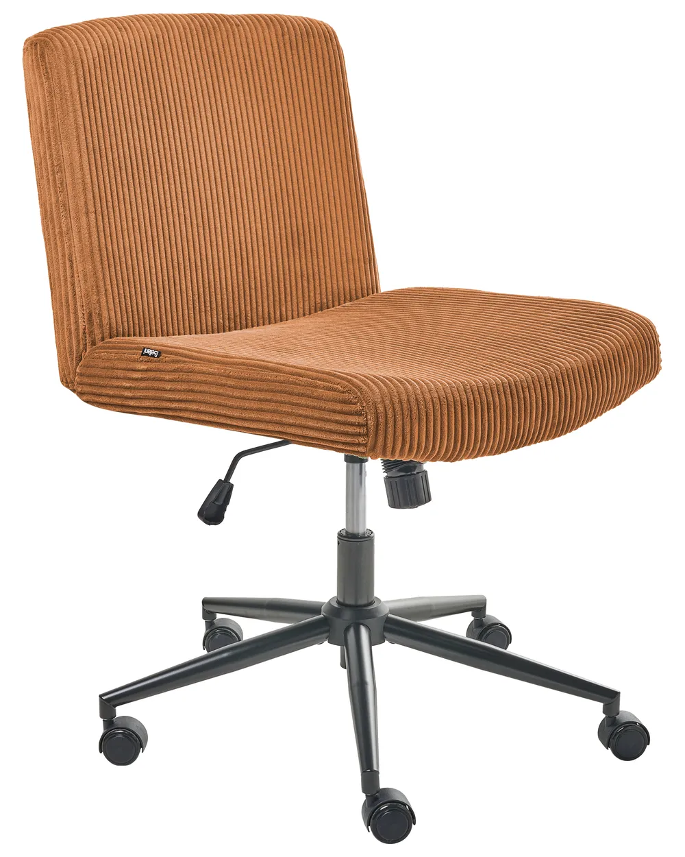 Desk Chair GEDDES Corduroy Golden Brown_1010172