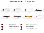 Vandseng Fløjl VINAY 160 x 200 cm Lys Beige_1021206