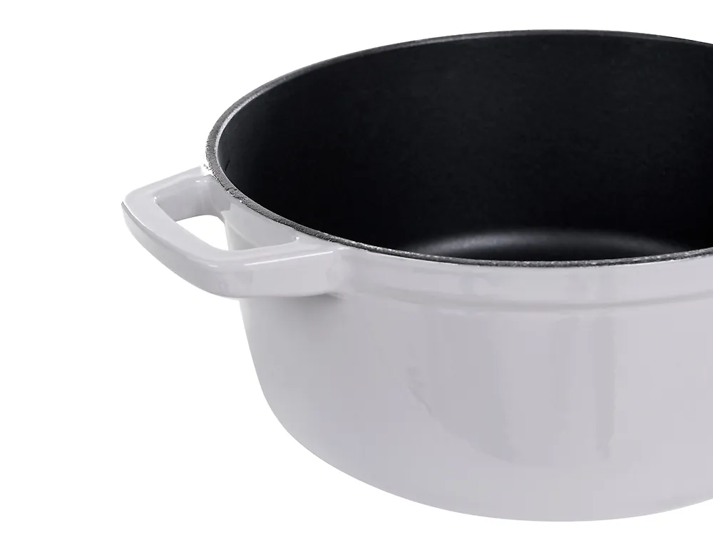 4 Piece Cast Iron Set CASTLINA Light Grey_1169297
