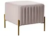 Footstool UTAH Velvet Taupe