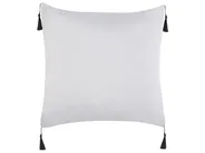 Zestaw 2 poduszek dekoracyjnych LIRIOPE 45 x 45 cm Czarny/ biały Wzór geometryczny_815452