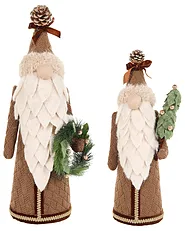 Set of 2 Figurines PITEA 44/54 cm Gnome Brown_1158707