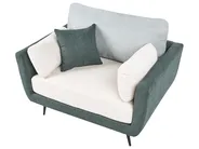 Set da salotto 4 posti BOLGA Tessuto Verde_1076239