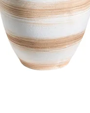 Wazon na kwiaty ZERVATA 42 cm Złamana biel_1032432