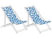 Teli da sdraio ANZIO/AVELLINO 113 x 44 cm Blu_1073896