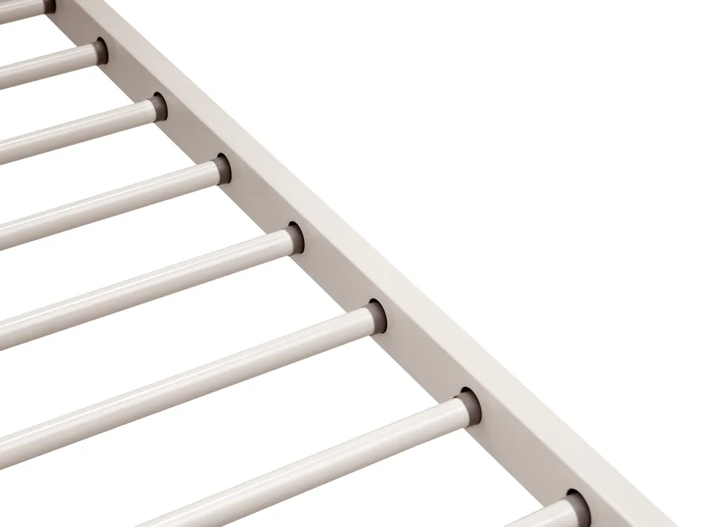 Bunk Bed Metal CHARTRES 90 x 200 cm (EU Single) Beige_1116744