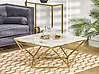 Coffee Table MALIBU Marble/ Gold