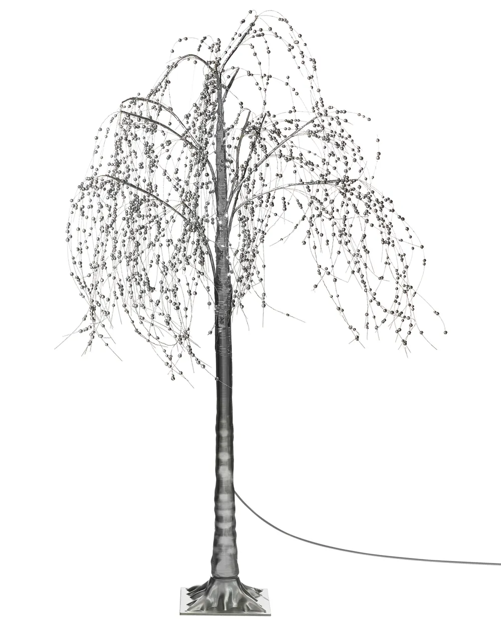 Dekoracja ogrodowa LED NILLAKA 145 cm Drzewko Srebrny_1015269