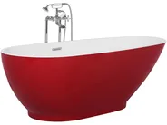 Freestanding Bathtub GUIANA 1730 x 820 mm Red_717545