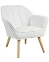Armchair TORUD Fabric White