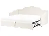 Trundle Bed Velvet LORETTE 90 x 200 cm (EU Single) Light Beige