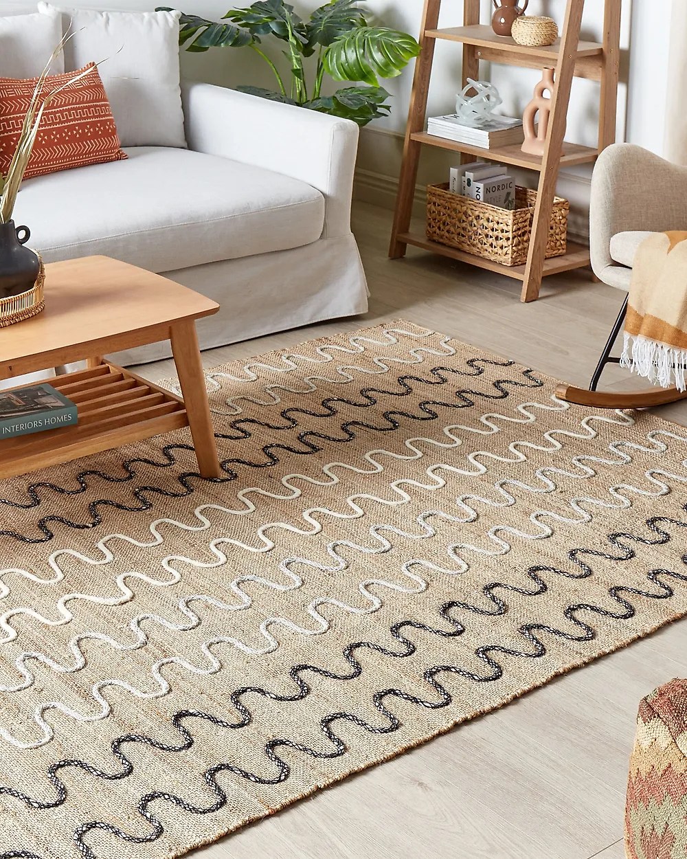 Teppich SOGUT Beige 160 x 230 cm Jute_1182419