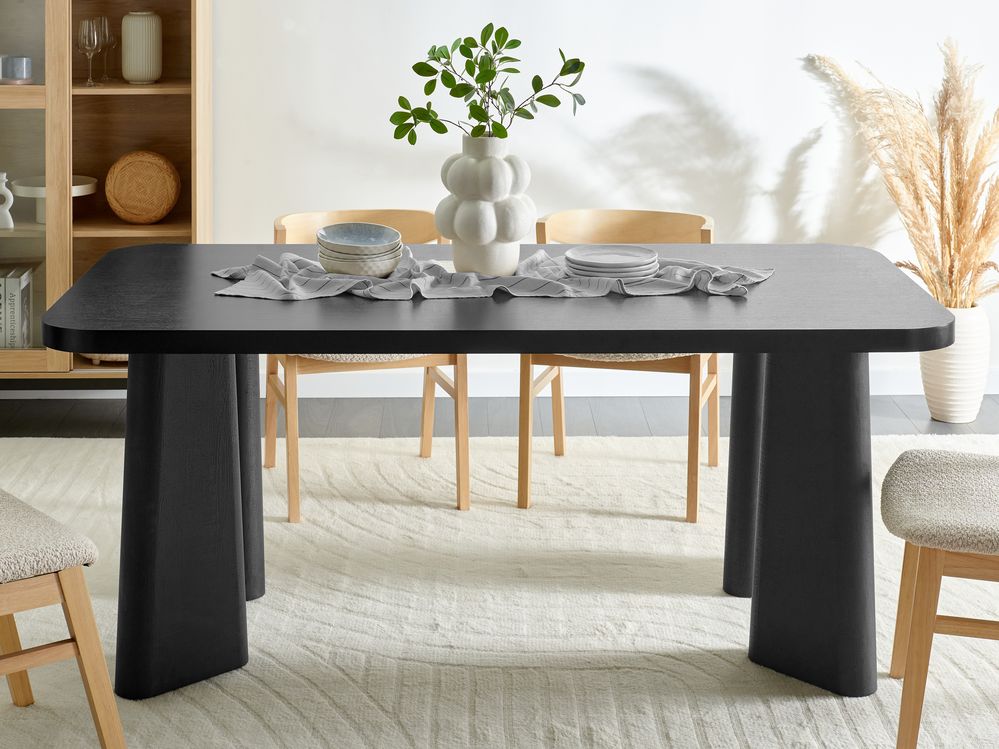 Tavolo da pranzo ATLIN Nero 180 cm 90 cm