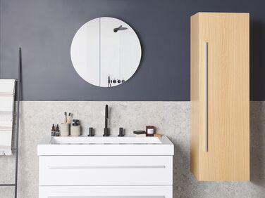 Bathroom Wall Cabinet Light Wood MATARO