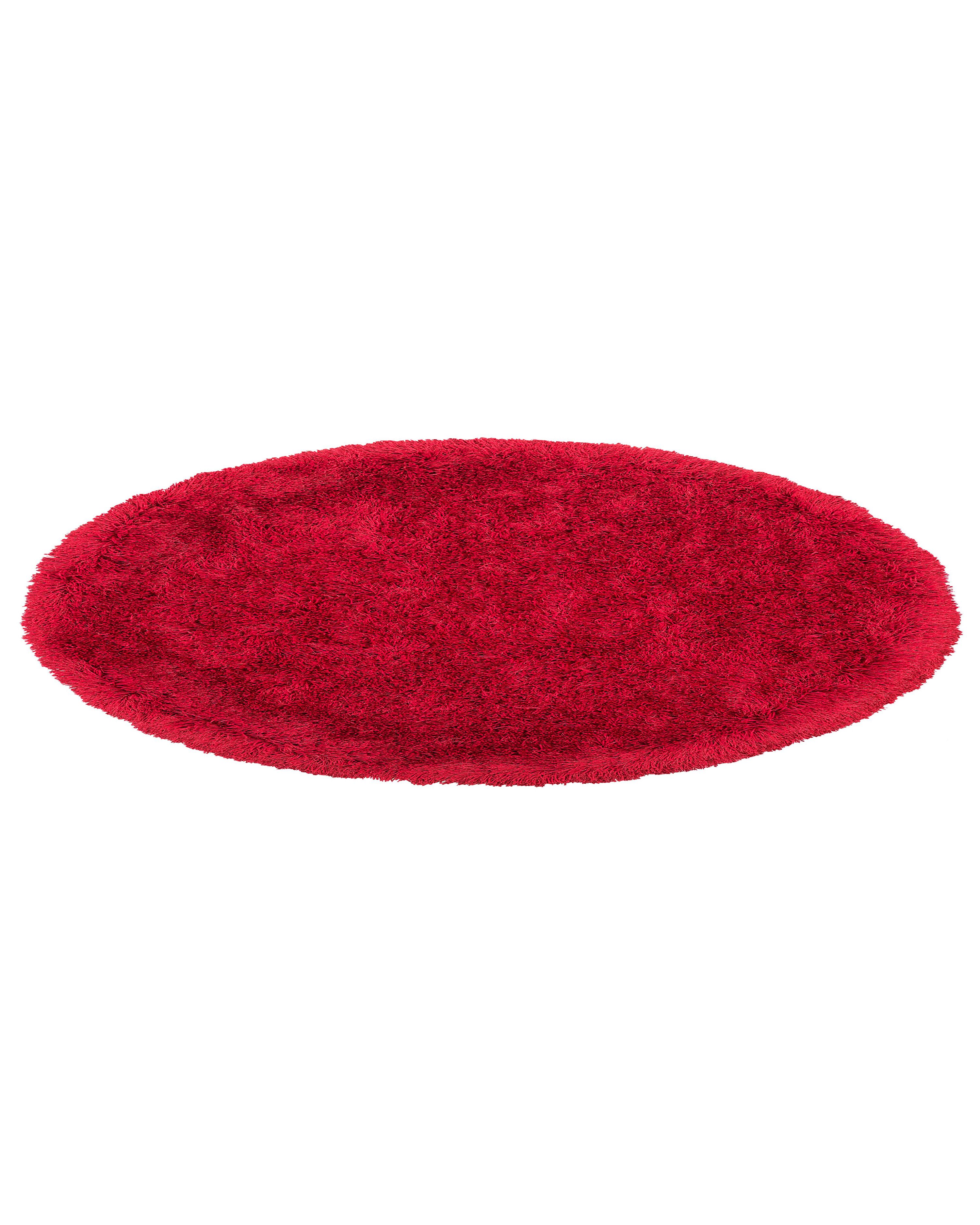 Tapis rond rouge CIDE | Beliani.fr