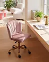 Desk Chair VALTICELLO Velvet Pink