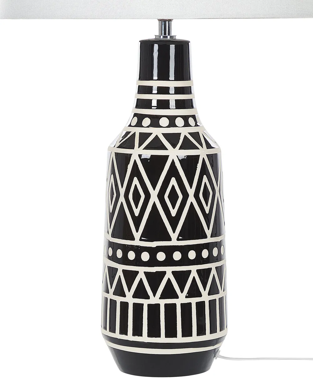 Table Lamp SHEBELLE Ceramic Black_822387