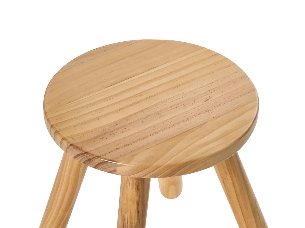 Kids Table and Chair Set KEMPSEY Montessori with Storage Light Brown_1047510