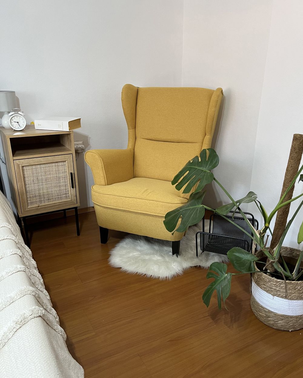 Armchair Poltrona Ikea Strandmon Marrone Strandmon Pouf