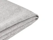 Divan Bed without Headboard Fabric COUNTESS 90 x 200 cm (EU Single) Light Grey_1054361