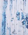 Vloerkleed polyester blauw 80 x 150 cm BURDUR_717047
