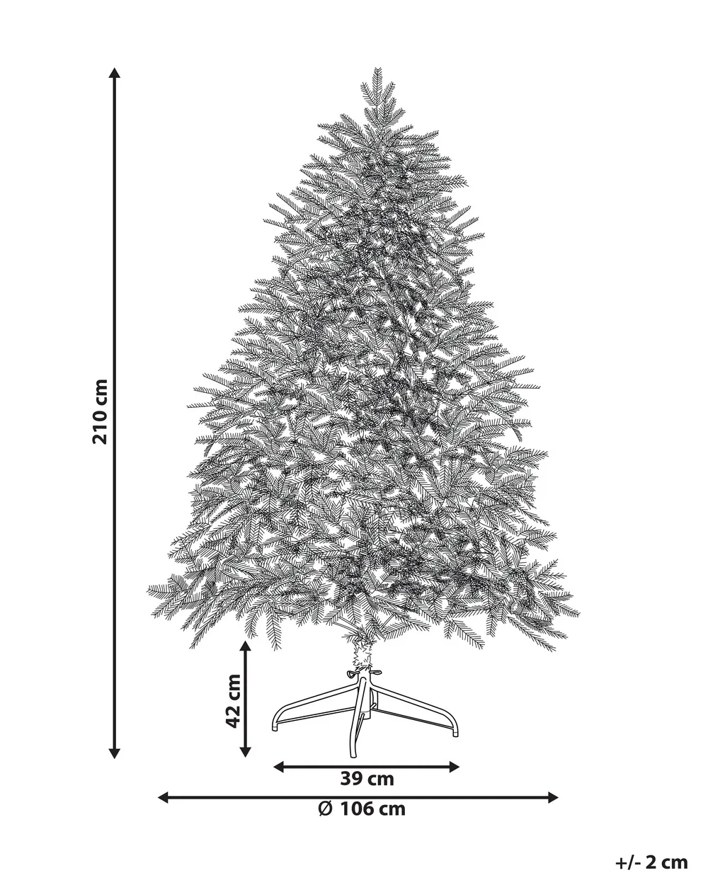 Alberi di Natale artificiali 250 cm Alberi di Natale artificiali 250 cm