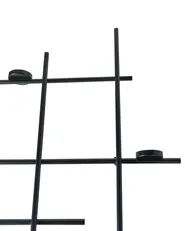 Świecznik wiszący PORTO 74 cm Czarny_968626