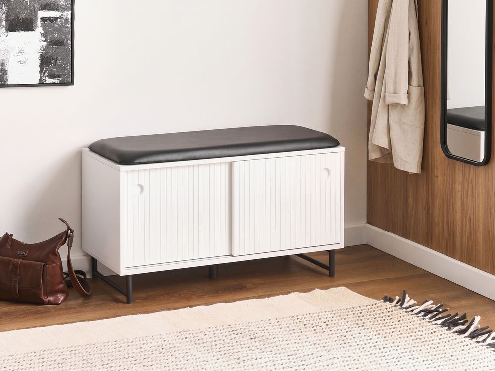 Shoe Storage Bench BATOCHE White