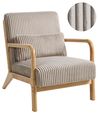 Armchair SORSELE Corduroy Beige