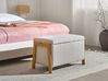 Upholstered Storage Bench EDLAND Fabric Light Beige