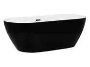 Vasca da bagno freestanding CARRERA 150 x 75 cm Nero_798802