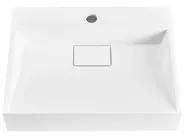 Wall Hung Basin QUENKO 500 x 380 mm Mineral Cast White_981168