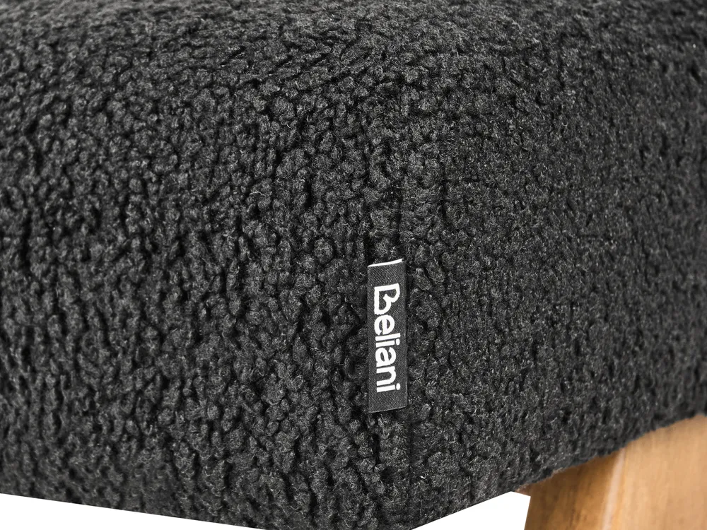 Set da salotto TAMRE Bouclé Nero/Marrone chiaro_985438
