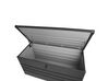 Garden Storage Box 132 x 62 cm Dark Grey CEBROSA_717672