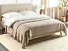 Bedspread YERBENT Cotton 220 x 240 cm Taupe