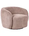 Swivel Armchair TORE Swivel Fabric Taupe