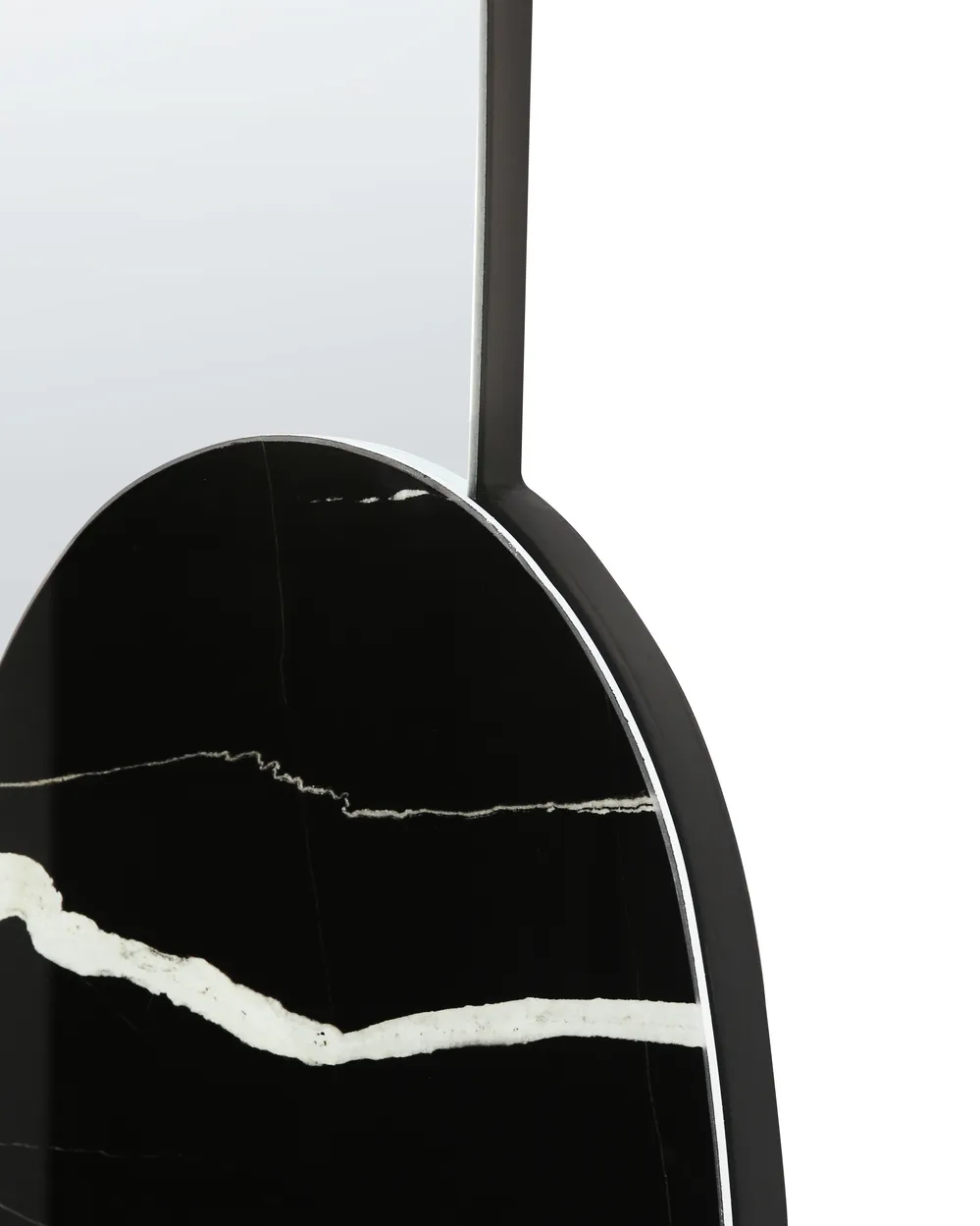 Wall Mirror VIERZON 58 cm 120 cm Black_915645