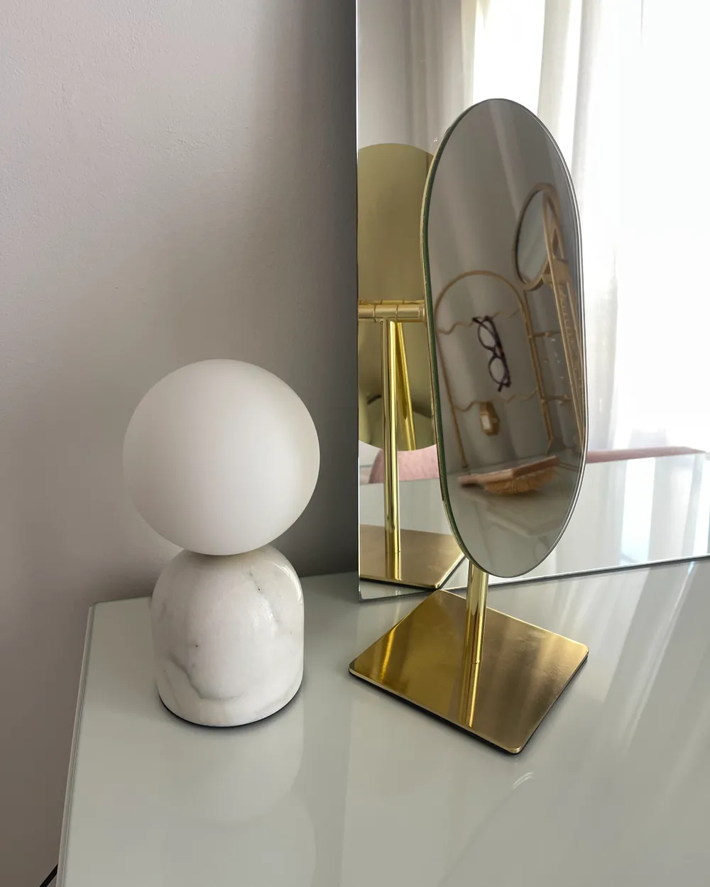 Table Lamp KIWI Stone White_1026028