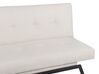 Fabric Sofa Bed Off White LEEDS_923270