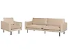 Living Room Set 4 Seater VINTERBRO Velvet Beige