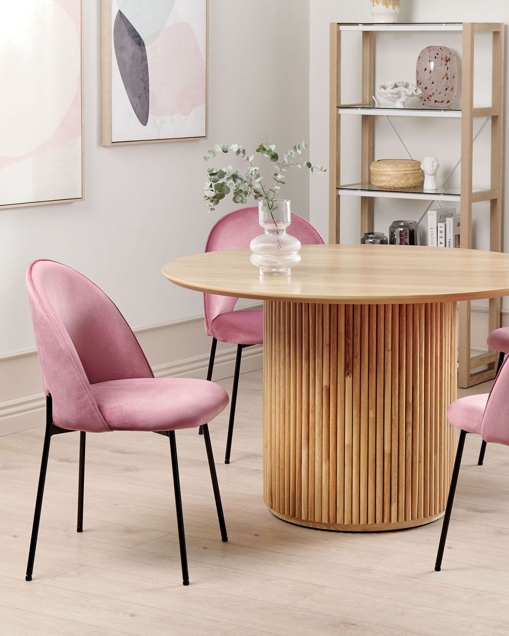 Set of 2 pink chairs hotsell