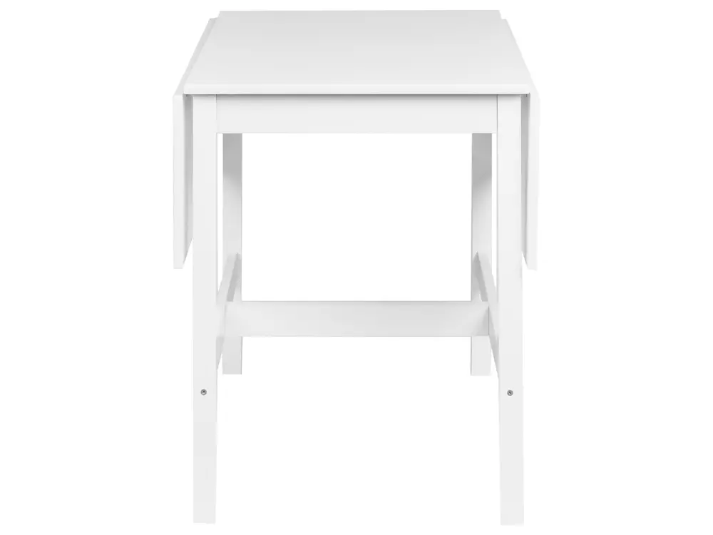 Extending Dining Table VERA White 60/120 cm 74 cm Pine Wood_1076364