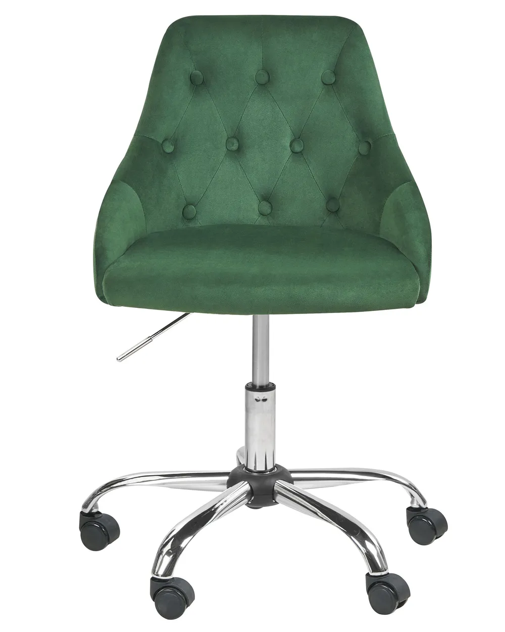 Desk Chair PARRISH Velvet Emerald Green