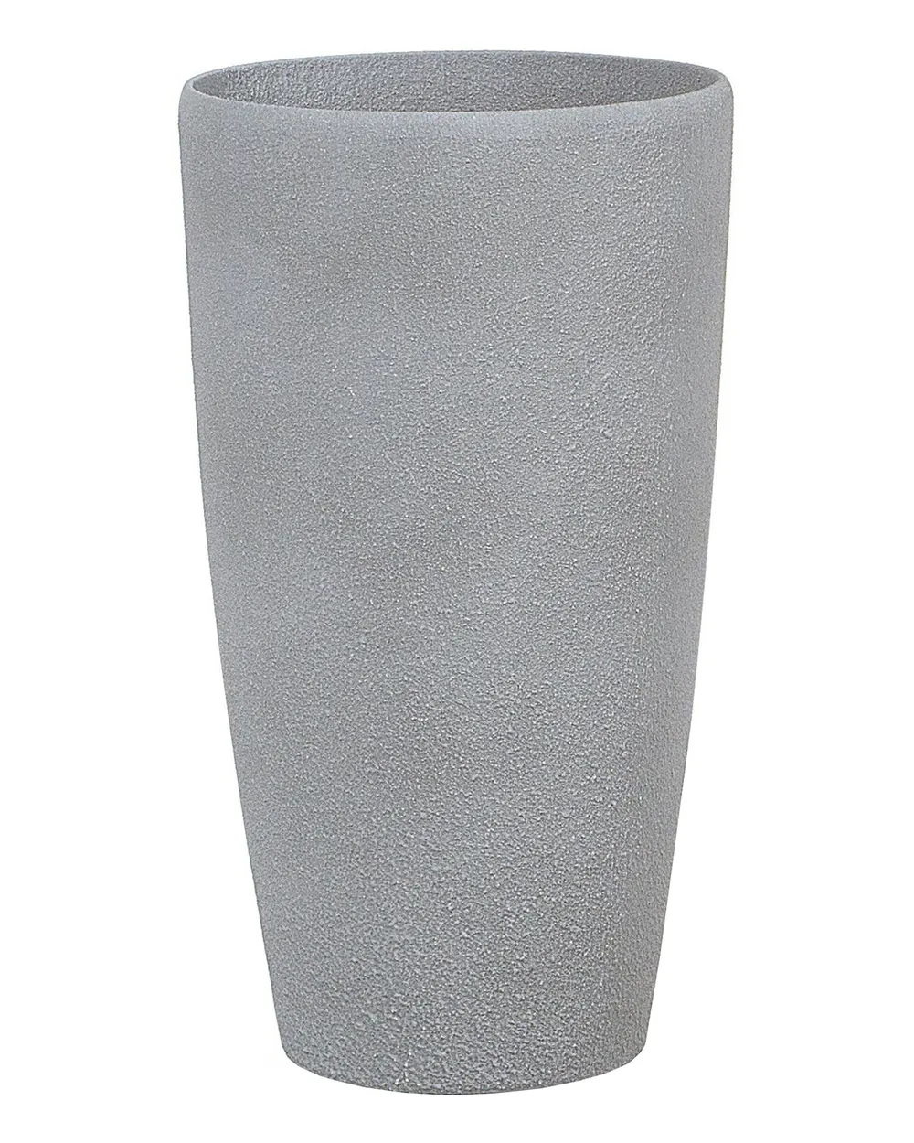Vaso per piante e fiori AMSTERDAM ECOPOT'S in resina grigio chiaro H 44 Vaso per piante e fiori AMSTERDAM ECOPOT'S in resina grigio chiaro H 44