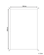 Tappeto per bambini MEREVI Multicolore 140 x 200 cm Cotone_907251