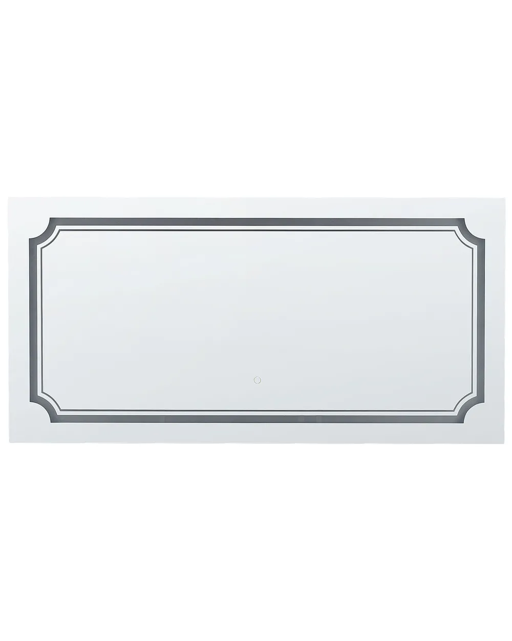 Lustro łazienkowe LED ARROMACHNES 120 cm 60 cm Srebrny