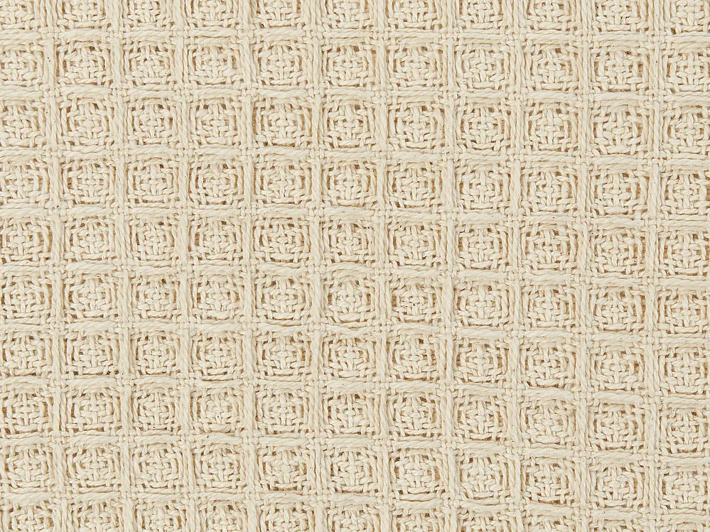 Narzuta na łóżko CHAGYL Bawełna 220 x 240 cm Beżowy_917916