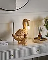 Lampe à poser Canard DAFFY Doré