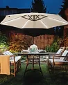 Cantilever Parasol LED 285 cm CORVAL Beige