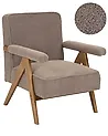 Armchair EVJE Boucle Taupe